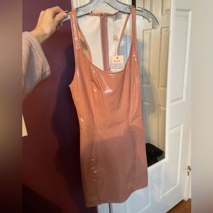 Mauve Mini Bodycon Dress